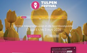 New website and rebranding for the Tulip Festival Noordoostpolder