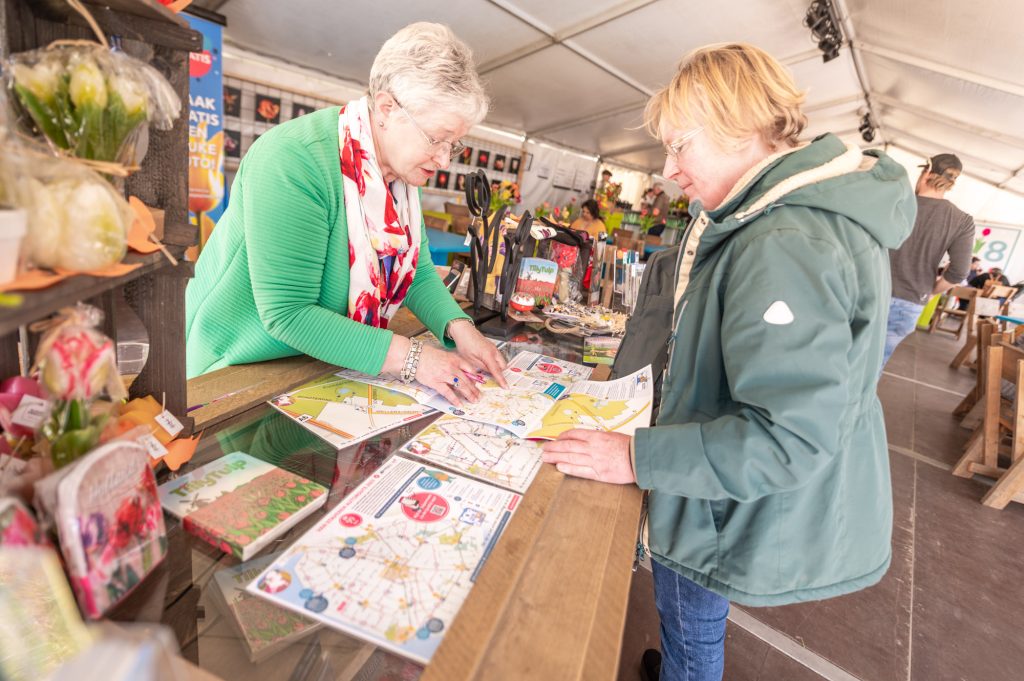 Informatiebalie Tulpenbelevingsveld door Sjors Evers