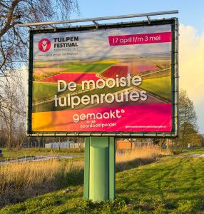Collaboration enhances the visibility of the Noordoostpolder during the Tulip Festival